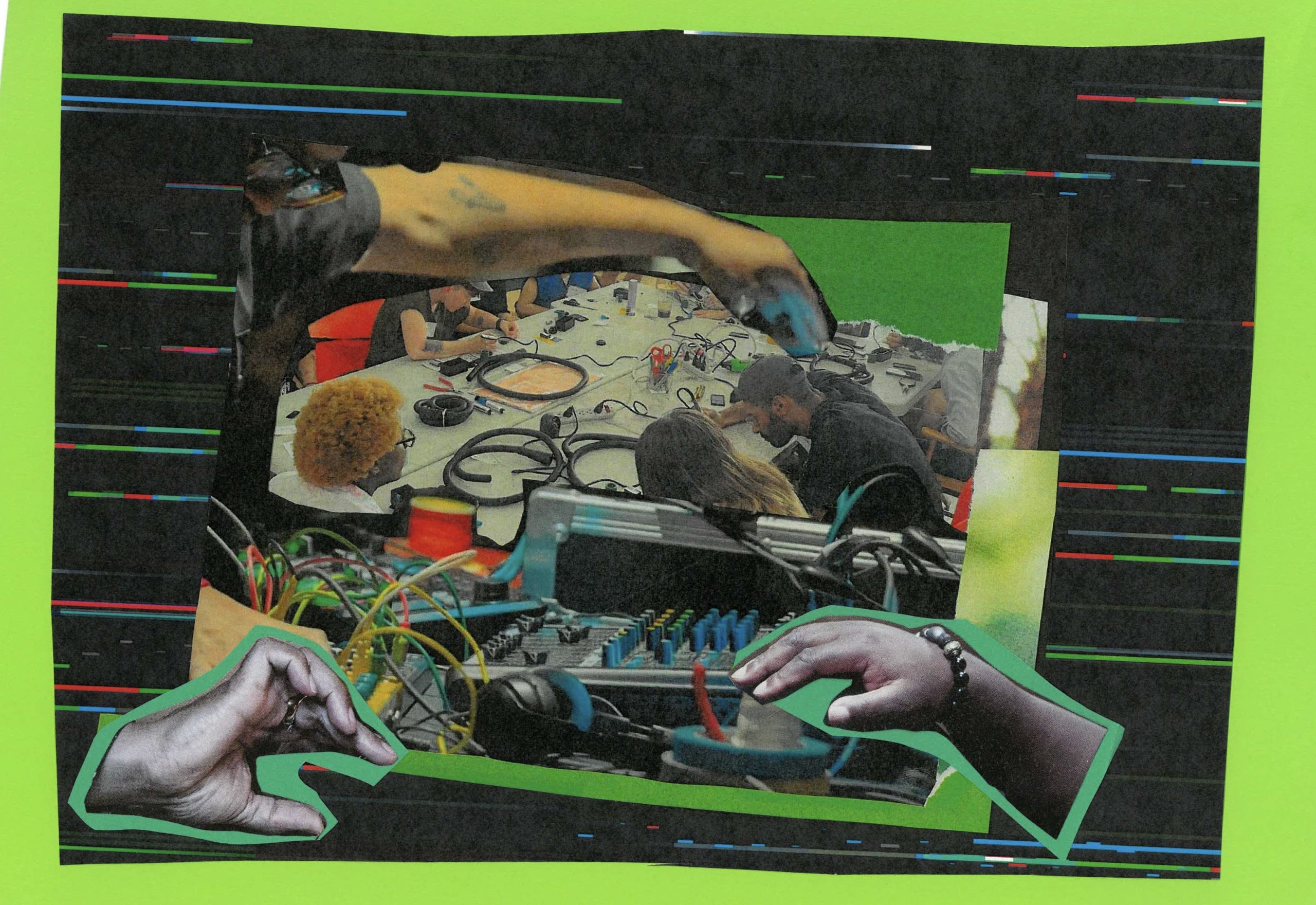 Sintonizando Fuera del Sonido Automatizado: Juanjose Rivas’ Taller en el Campamento de Subversión de Co-Prosperity